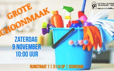 Grote schoonmaak 8-11
