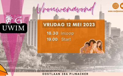 Vrouwenavond Vrijdag 12 mei 2023