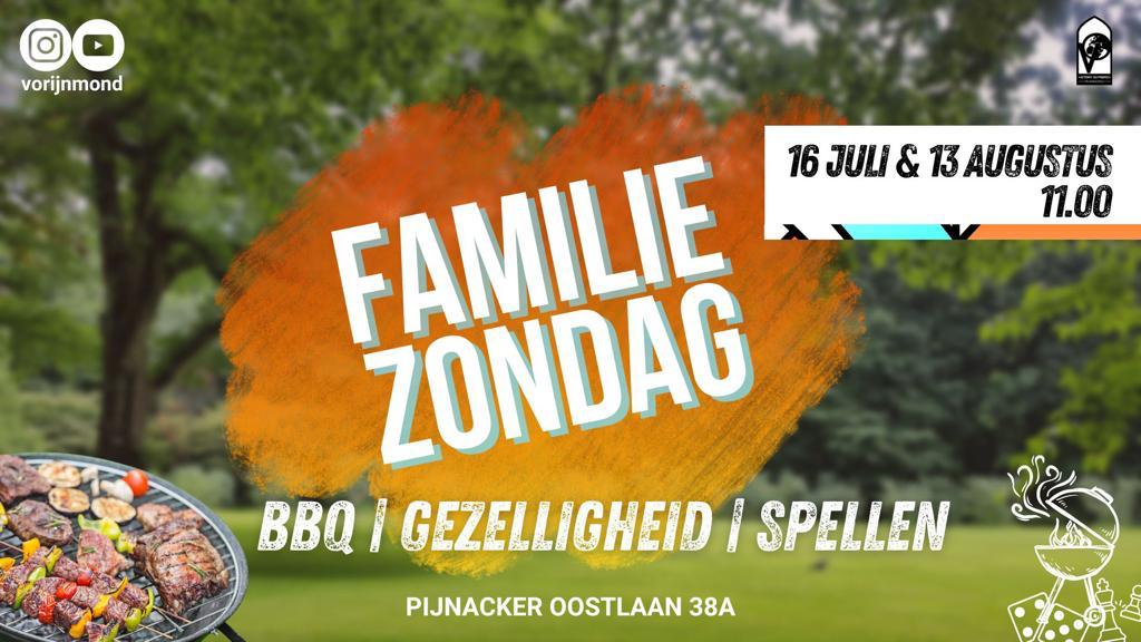 Familie zondag 16 juli en 13 augustus om 11:00 uur