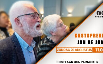 Gastspreker Jan de Jong 20.08.2023
